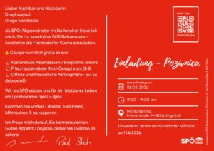 Floridsdorfer Küche 8.0: Balkan-Spezial mit SOS Balkanroute